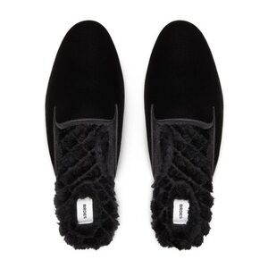 Birdies The Phoebe Black Velvet Mule